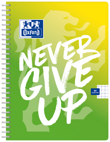 KOŁOZESZYT OXFORD NEVER B5+/80K KRATKA