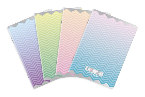 ZESZYT TOP 2000 OMBRE POWDER A4/60K LINIA Z MARGINESEM