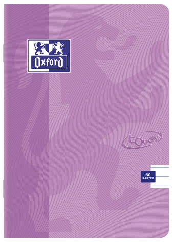 ZESZYT OXFORD TOUCH PASTEL A5/60K LINIA Z MARGINESEM