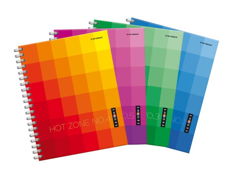 KOŁOZESZYT TOP 2000 SHADES A4/160K KRATKA Z MARGINESEM