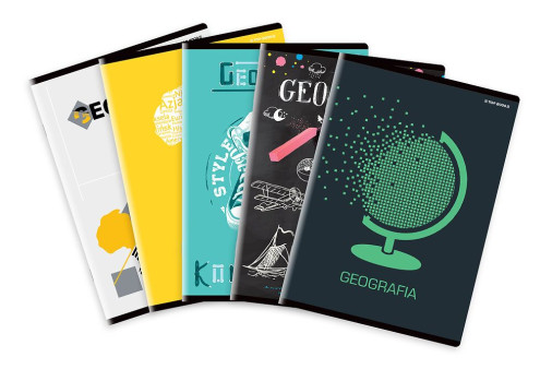 ZESZYT TOP 2000 GEOGRAFIA A5 / 60k kratka z marginesem