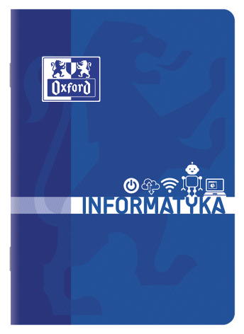 ZESZYT OXFORD INFORMATYKA A5/60K KRATKA Z MARGINESEM