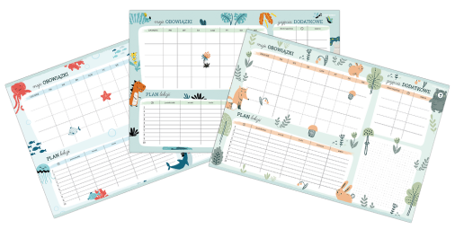 PLANER BIURKOWY TOP 2000 KIDS 48X32,5/30K MIKS