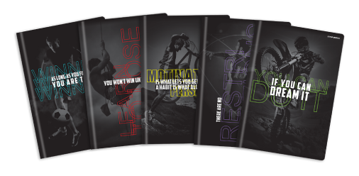 ZESZYT TOP 2000 CHALLENGE A5/80K KRATKA Z MARGINESEM