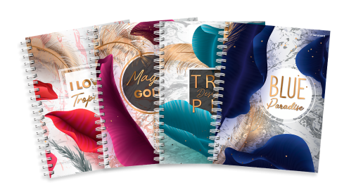 KOŁOZESZYT TOP 2000 TROPIC A4/80K KRATKA Z MARGINESEM