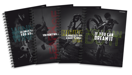 KOŁOZESZYT TOP 2000 CHALLENGE A4/100K KRATKA Z MARGINESEM