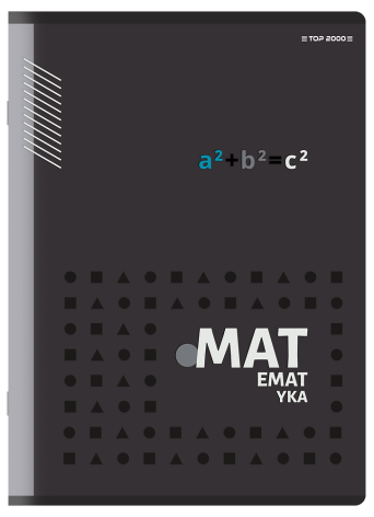 ZESZYT PRZEDMIOTOWY TOP 2000 MATEMATYKA A5/60K KRATKA Z MARGINESEM