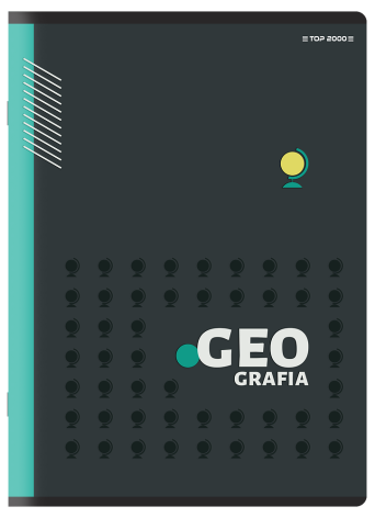ZESZYT PRZEDMIOTOWY TOP 2000 GEOGRAFIA A5/60K KRATKA Z MARGINESEM