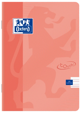 ZESZYT OXFORD TOUCH PASTEL A5/16K LINIA PODWÓJNA KOLOROWA