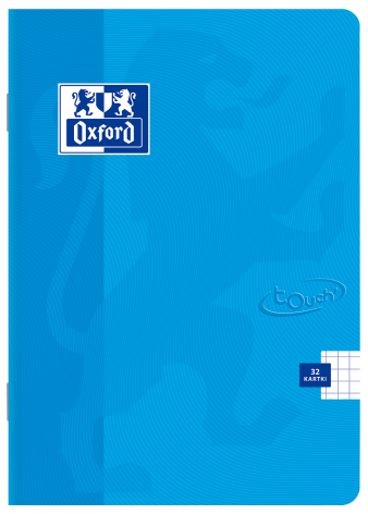 ZESZYT OXFORD TOUCH A4/32K KRATKA Z MARGINESEM
