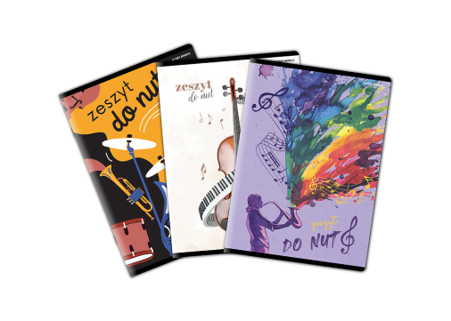 ZESZYT TOP 2000 MUZYKA A4/16K PIĘCIOLINIA