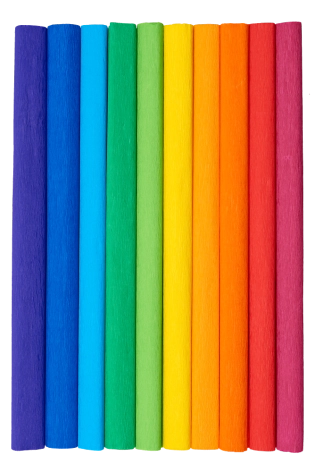 BIBUŁA MARSZCZONA TOP 2000 CREATINIO 50X200 MIKS TĘCZOWYCH KOLORÓW/ KOMPLET 10 SZTUK