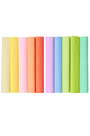 BIBUŁA MARSZCZONA TOP 2000 CREATINIO 25x200 MAŁY MIKS PASTELOWY/ KOMPLET 10 SZTUK