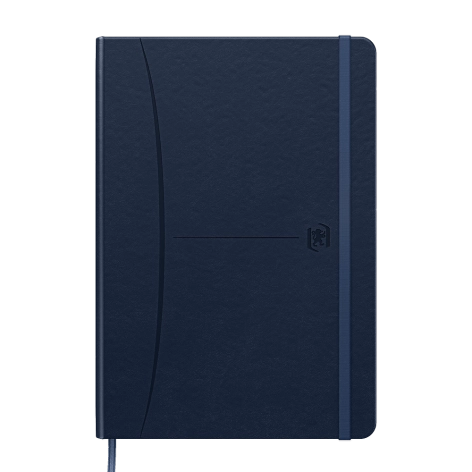 NOTATNIK OXFORD SIGNATURE A5/80K KRATKA NIEBIESKI