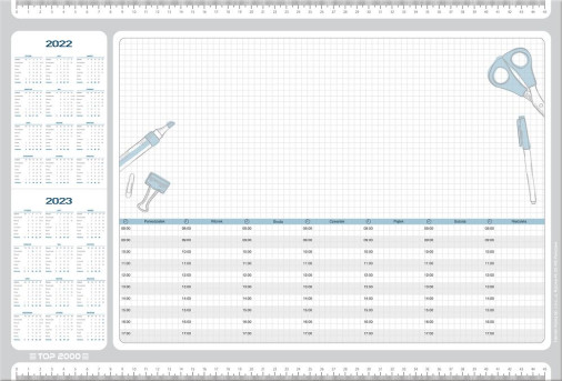 BIUWAR Z KALENDARZEM 2022/2023 TOP 2000 48X32,5/30 KARTEK
