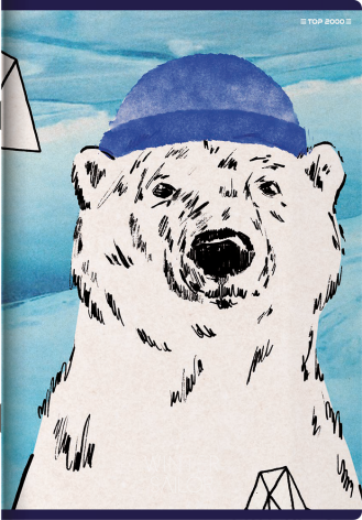 ZESZYT TOP 2000 WINTER SAILOR A5/32K KRATKA Z MARGINESEM