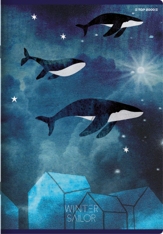ZESZYT TOP 2000 WINTER SAILOR A5/32K LINIA Z MARGINESEM