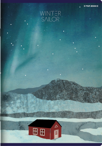 ZESZYT TOP 2000 WINTER SAILOR A5/60K LINIA Z MARGINESEM