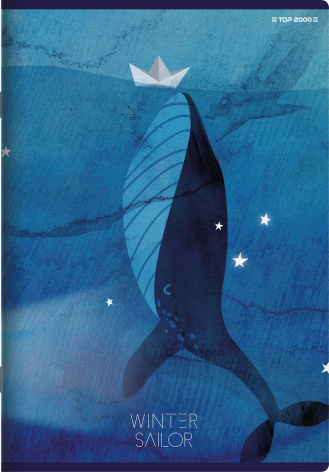 ZESZYT TOP 2000 WINTER SAILOR 95X148/32K KRATKA