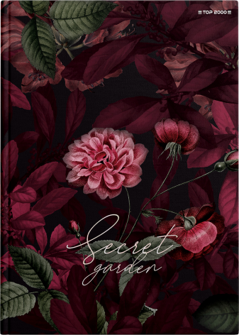 BRULION TOP 2000 SECRET GARDEN A5/96K LINIA Z MARGINESEM