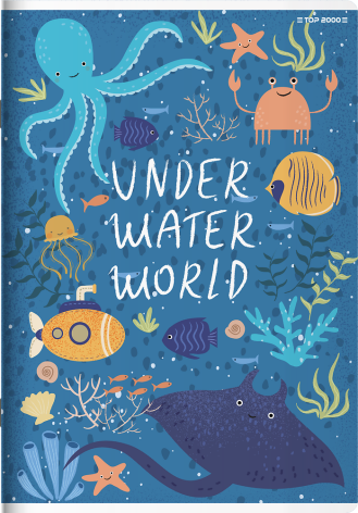 ZESZYT TOP 2000 MEGAMIX A5/16K KRATKA KOLOROWA