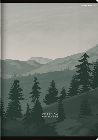 ZESZYT TOP 2000 MEGAMIX A5/80K LINIA Z MARGINESEM