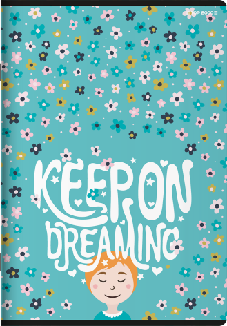 ZESZYT TOP 2000 MEGAMIX A4/32K LINIA PODWÓJNA KOLOROWA