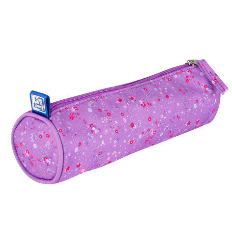 PIÓRNIK TUBA OXFORD FLORAL CIEMNOFIOLETOWY