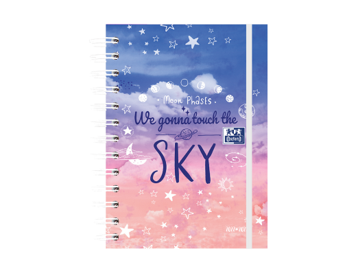 KALENDARZ 2022/2023 OXFORD GALACTIC PASTEL 12X18