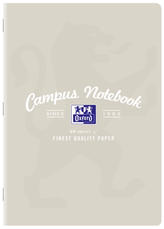 ZESZYT OXFORD CAMPUS PASTEL A4/60K KRATKA Z MARGINESEM