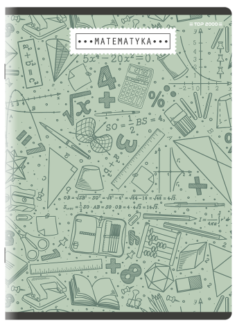 ZESZYT TOP 2000 MATEMATYKA A5/60K KRATKA Z MARGINESEM