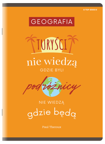 ZESZYT TOP 2000 GEOGRAFIA A5/60K KRATKA Z MARGINESEM