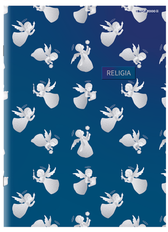 ZESZYT TOP 2000 RELIGIA A5/32K KRATKA Z MARGINESEM