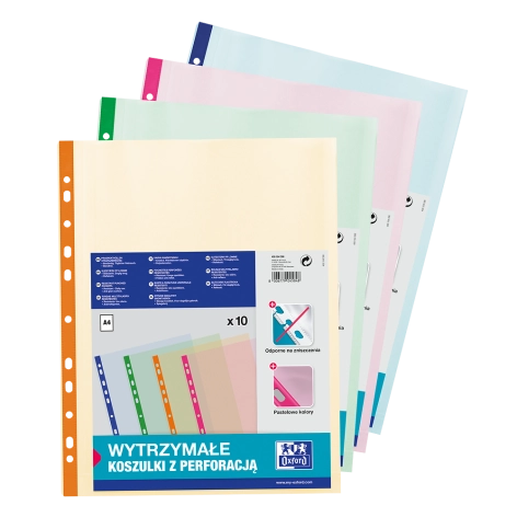 KOSZULKA KRYSTALICZNA OXFORD A4+ MIKS KOLORÓW