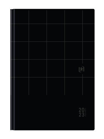 Kalendarz Oxford Modern 2023 A5 dzienny czarny