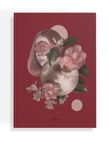 Kalendarz Top 2000 Universal 2023 A5 dzienny damski