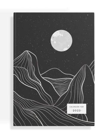 Kalendarz Top 2000 Universal 2023 A5 dzienny męski