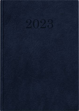 Kalendarz Top 2000 Standard 2023 A5 dzienny granatowy