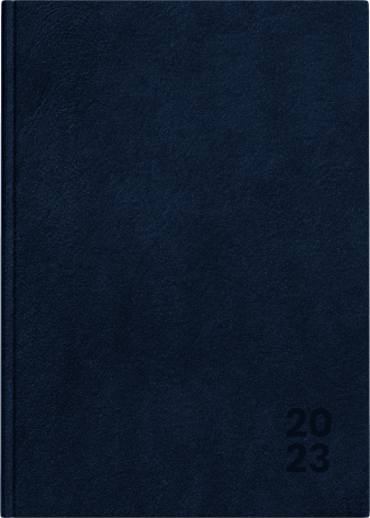 Kalendarz Top 2000 Basic 2023 A5 dzienny granatowy
