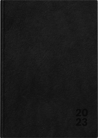 Kalendarz Top 2000 Basic 2023 A5 dzienny czarny
