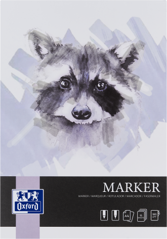 BLOK OXFORD ARTISTIC MARKER A4/15K 180G KLEJONY