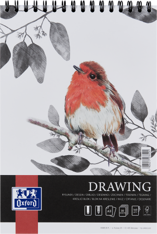 BLOK OXFORD ARTISTIC RYSUNKOWY A3/30K 160G SPIRALA