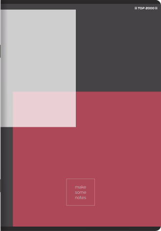 ZESZYT TOP 2000 MEGAMIX A5/80K KRATKA Z MARGINESEM