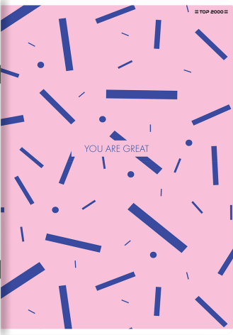 ZESZYT TOP 2000 MEGAMIX A5/80K LINIA Z MARGINESEM