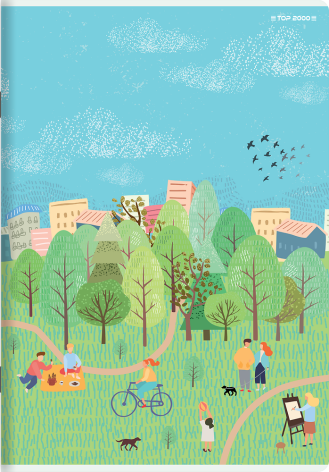 ZESZYT TOP 2000 MEGAMIX A4/32K KRATKA Z MARGINESEM