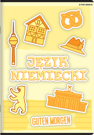 ZESZYT TOP 2000 MEGAMIX A5/60K JĘZYK NIEMIECKI