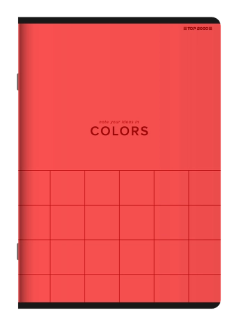 ZESZYT TOP 2000 COLORS A5/32K KRATKA Z MARGINESEM MIX