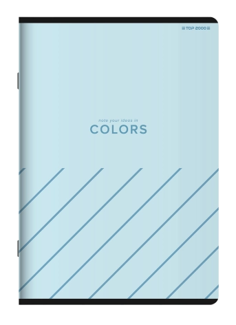 ZESZYT TOP 2000 COLORS A5/80K KRATKA MIX