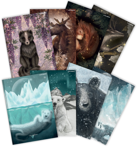 BRULION TOP 2000 FOREST/ICE A5/96K KRATKA Z MARGINESEM