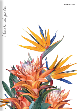 ZESZYT TOP 2000 FLOWERS A5/32K LINIA Z MARGINESEM